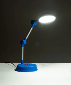 Alternative view of GloboStar® MICHEL 202-0063 Επιτραπέζιο Φωτιστικό Πορτατίφ LED 6W 540lm 120° AC220-240V IP20 Ψυχρό Λευκό 6000K Μπλε Πλαστικό - Μ20 x Π14.5 xΥ33cm - 2 Χρόνια Εγγύηση