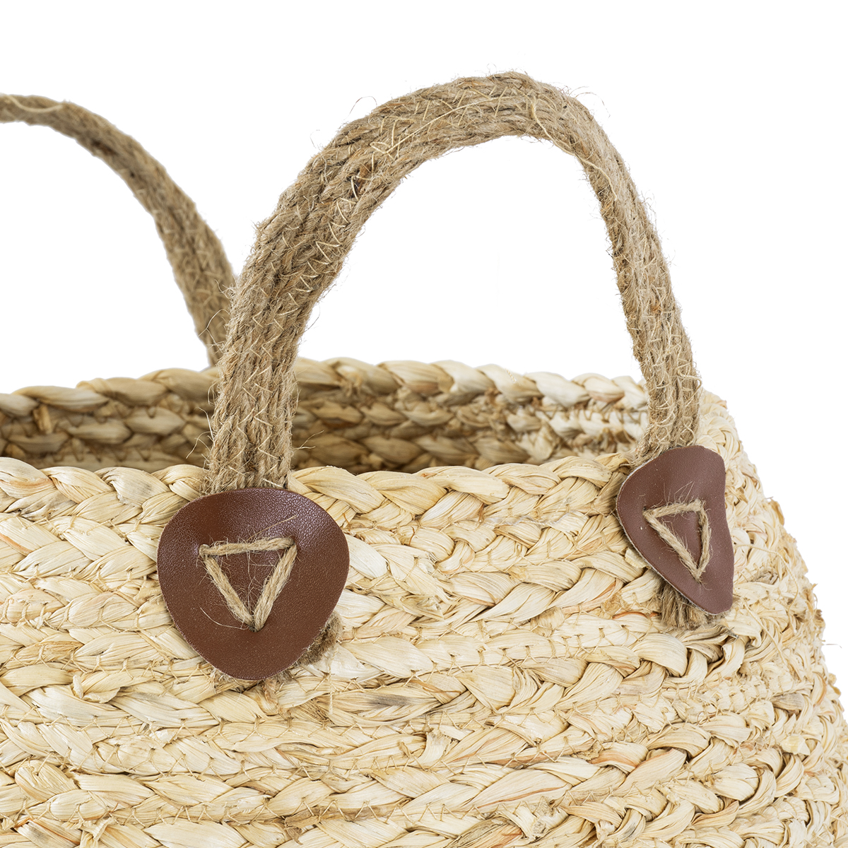 GloboStar® Artificial Garden ANDROS 20317 Διακοσμητικό Πλεκτό Καλάθι - Κασπώ Γλάστρα - Flower Pot Καφέ με Μπεζ Φ29cm x Υ30cm 6 GloboStar® Artificial Garden ANDROS 20317 Διακοσμητικό Πλεκτό Καλάθι - Κασπώ Γλάστρα - Flower Pot Καφέ με Μπεζ Φ29cm x Υ30cm - Image 4