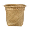 GloboStar® GloboStar® Artificial Garden CECILIA 20343 Διακοσμητικό Ψάθινο Καλάθι - Κασπώ Γλάστρα - Flower Pot Μπεζ Φ26cm x Υ26cm