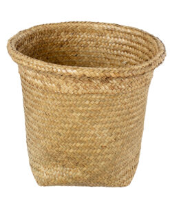 Alternative view of GloboStar® Artificial Garden CECILIA 20343 Διακοσμητικό Ψάθινο Καλάθι - Κασπώ Γλάστρα - Flower Pot Μπεζ Φ26cm x Υ26cm
