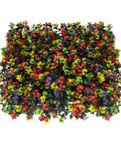 GloboStar® Artificial Garden FICUS GINSENG 20348 Τεχνητό Διακοσμητικό Πάνελ Φυλλωσιάς - Κάθετος Κήπος σύνθεση Πολύχρωμος Φίκος Τζίνσενγκ Μ50 x Π50 x Υ9cm 10 20348 4