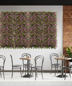 GloboStar® Artificial Garden CYPHEA HYSSOPIFOLIA 20350 Τεχνητό Διακοσμητικό Πάνελ Λουλουδιών - Κάθετος Κήπος σύνθεση Άνθος Κουφέας Μ50 x Π50 x Υ11cm 13 20350 7