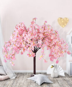 GloboStar® Artificial Garden PINK CHERRY BLOSSOM TREE 20359 Τεχνητό Διακοσμητικό Δέντρο Ροζ Άνθος Κερασιάς Υ140cm 14 20359