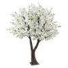 GloboStar® GloboStar® Artificial Garden BIANCA CHERRY BLOSSOM TREE 20362 Τεχνητό Διακοσμητικό Δέντρο Λευκό Άνθος Κερασιάς Υ350cm