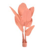 GloboStar® GloboStar® Artificial Garden SALMON STRELITZIA 20366 Τεχνητό Διακοσμητικό Φυτό Σομόν Στερλίτσια Υ120cm
