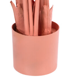 GloboStar® Artificial Garden SALMON STRELITZIA 20366 Τεχνητό Διακοσμητικό Φυτό Σομόν Στερλίτσια Υ120cm 9 20366 4