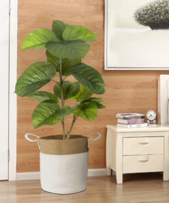 GloboStar® Artificial Garden FICUS RELIGIOSA TREE 20377 Τεχνητό Διακοσμητικό Φυτό Ιερή Συκή Υ100cm 13 20377 20199