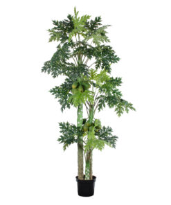 GloboStar® GloboStar® Artificial Garden PAPAYA TREE 20383 Τεχνητό Διακοσμητικό Φυτό  Παπάγια Υ270cm