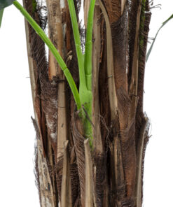 GloboStar® Artificial Garden BROADLEAF LADY PALM TREE 20385 Τεχνητό Διακοσμητικό Φυτό Πλατύφυλλος Φοίνικας Μπαμπού Υ200cm 11 20385 4