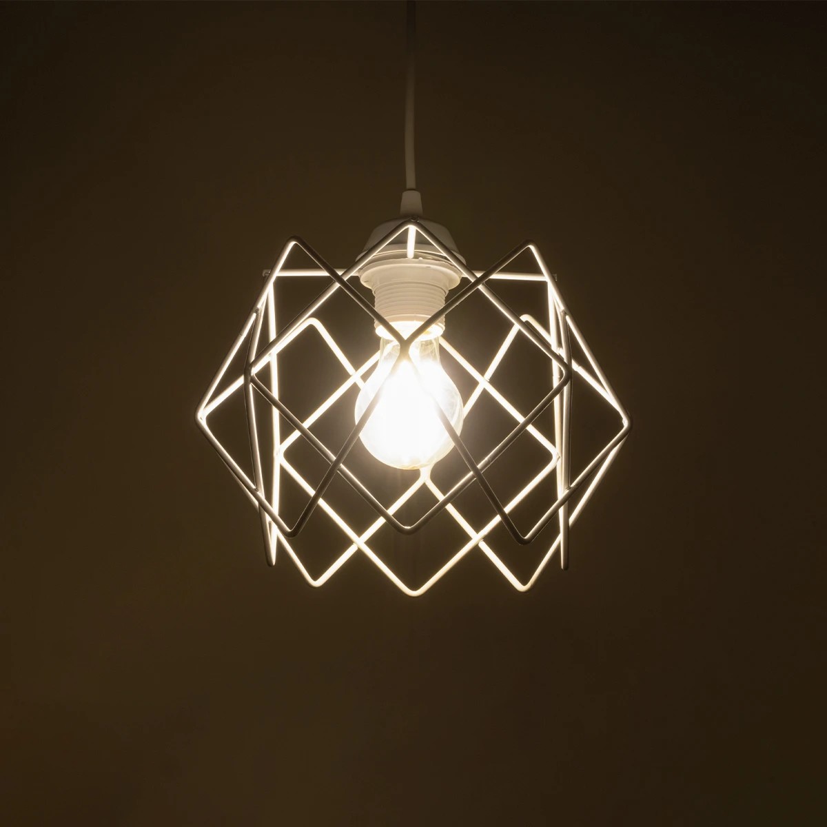 GLOBOSTAR® VORTEX 203-0001 Μοντέρνο Κρεμαστό Φωτιστικό Οροφής με Ντουί 1 x E27 AC 220-240V IP20 - Λευκό - Μ23.5 x Π23.5 x Υ20cm 3 GLOBOSTAR® VORTEX 203-0001 Μοντέρνο Κρεμαστό Φωτιστικό Οροφής με Ντουί 1 x E27 AC 220-240V IP20 - Λευκό - Μ23.5 x Π23.5 x Υ20cm - Image 2