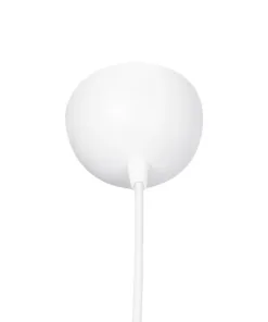 GLOBOSTAR® VORTEX 203-0001 Μοντέρνο Κρεμαστό Φωτιστικό Οροφής με Ντουί 1 x E27 AC 220-240V IP20 - Λευκό - Μ23.5 x Π23.5 x Υ20cm 18 203 0001 8