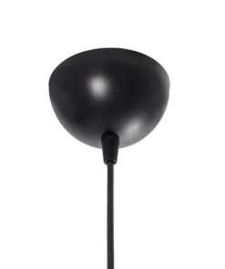 GLOBOSTAR® WIRE 203-0004 Μοντέρνο Κρεμαστό Φωτιστικό Οροφής με Ντουί 1 x E27 AC 220-240V IP20 - Μαύρο & Χάλκινο - Μ25 x Π25 x Υ30cm 20 203 0004 9