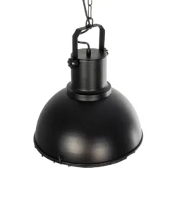 GLOBOSTAR® SIERRA 203-0011 Vintage Κρεμαστό Φωτιστικό Οροφής με Ντουί 1 x E27 AC 220-240V IP20 - Μαύρο & Χρυσό - Μ30 x Π30 x Υ40cm 16 203 0011 6