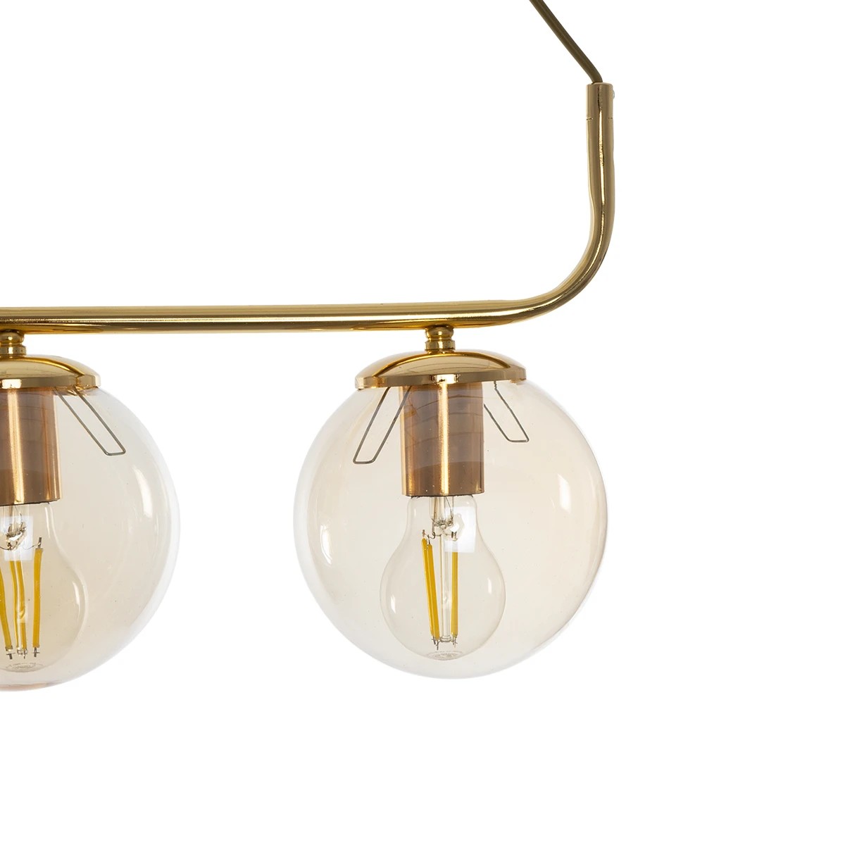 GLOBOSTAR® LATTICE 203-0019 Μοντέρνο Κρεμαστό Φωτιστικό Οροφής με Ντουί 4 x E27 AC 220-240V IP20 - Χρυσό - Μ78 x Π15 x Υ81cm 8 GLOBOSTAR® LATTICE 203-0019 Μοντέρνο Κρεμαστό Φωτιστικό Οροφής με Ντουί 4 x E27 AC 220-240V IP20 - Χρυσό - Μ78 x Π15 x Υ81cm - Image 7