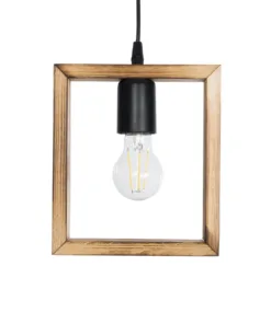 GLOBOSTAR® EDISON 203-0020 Vintage Κρεμαστό Φωτιστικό Οροφής με Ντουί 1 x E27 AC 220-240V IP20 - Μπεζ & Μαύρο - Μ19 x Π5 x Υ22cm 18 203 0020 7