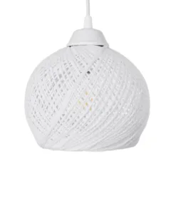 GLOBOSTAR® YASAM 203-0027 Vintage Κρεμαστό Φωτιστικό Οροφής με Ντουί 3 x E27 AC 220-240V IP20 - Λευκό - Μ45 x Π18 x Υ30cm 18 203 0027 7