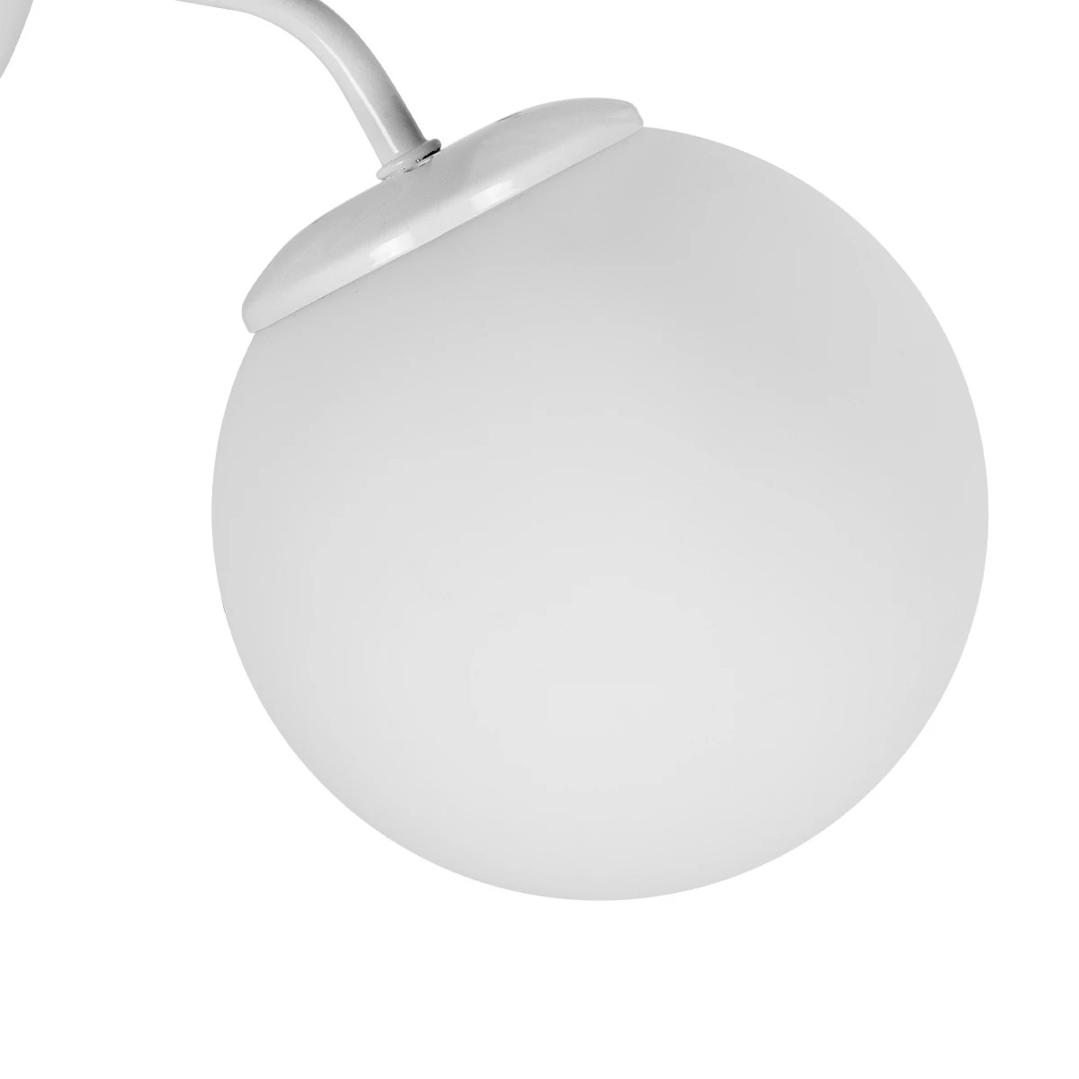 GloboStar® DALPH 203-0035 Vintage Επιτοίχιο Φωτιστικό Απλίκα Μονόφωτο 1 x E27 IP20 Λευκό Μέταλλο με Λευκό Γυαλί - M15 x Π25x Υ22cm 6 GloboStar® DALPH 203-0035 Vintage Επιτοίχιο Φωτιστικό Απλίκα Μονόφωτο 1 x E27 IP20 Λευκό Μέταλλο με Λευκό Γυαλί - M15 x Π25x Υ22cm - Image 5