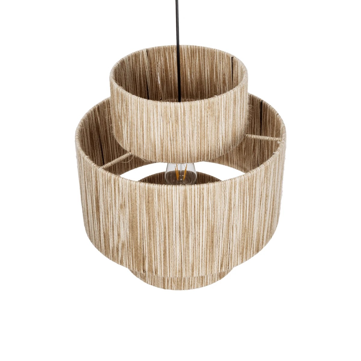 GLOBOSTAR® SALTO 203-0037 Boho Κρεμαστό Φωτιστικό Οροφής με Ντουί 1 x E27 AC 220-240V IP20 - Μπεζ - M40 x Π40 x Υ42cm 7 GLOBOSTAR® SALTO 203-0037 Boho Κρεμαστό Φωτιστικό Οροφής με Ντουί 1 x E27 AC 220-240V IP20 - Μπεζ - M40 x Π40 x Υ42cm - Image 6