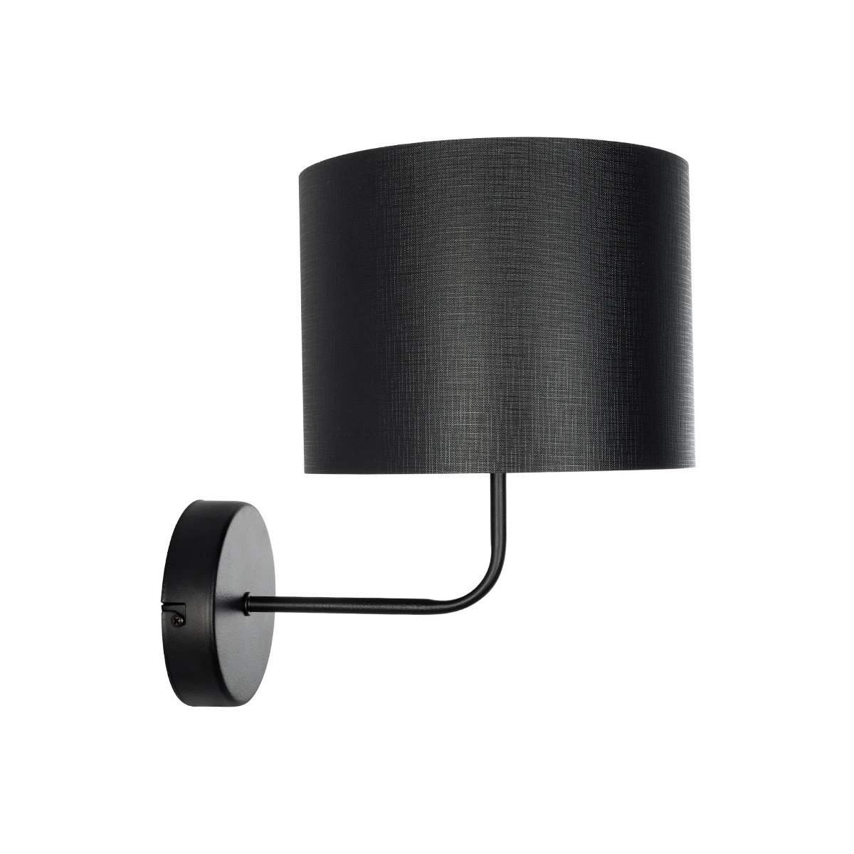 GloboStar® RALPH 203-0038 Vintage Επιτοίχιο Φωτιστικό Απλίκα Μονόφωτο 1 x E27 IP20 Μαύρο Μέταλλο με Μαύρο Ύφασμα - Μ22 x Π29 x Υ30cm 5 GloboStar® RALPH 203-0038 Vintage Επιτοίχιο Φωτιστικό Απλίκα Μονόφωτο 1 x E27 IP20 Μαύρο Μέταλλο με Μαύρο Ύφασμα - Μ22 x Π29 x Υ30cm - Image 4