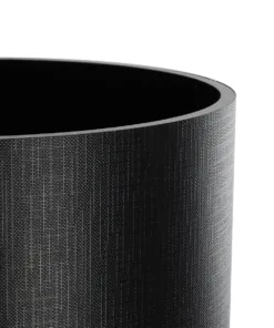 GloboStar® RALPH 203-0038 Vintage Επιτοίχιο Φωτιστικό Απλίκα Μονόφωτο 1 x E27 IP20 Μαύρο Μέταλλο με Μαύρο Ύφασμα - Μ22 x Π29 x Υ30cm 13 203 0038 5