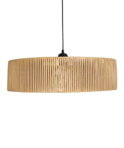 GLOBOSTAR® KYCLOS 203-0044 Boho Κρεμαστό Φωτιστικό Οροφής με Ντουί 1 x E27 AC 220-240V IP20 - Μπεζ - M55 x Π55 x Υ20cm 15 203 0044 4