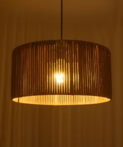 Alternative view of GLOBOSTAR® KYCLOS 203-0049 Boho Κρεμαστό Φωτιστικό Οροφής με Ντουί 1 x E27 AC 220-240V IP20 - Μπεζ - M40 x Π40 x Υ25.5cm