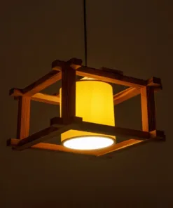 Alternative view of GLOBOSTAR® CUP 203-0053 Vintage Κρεμαστό Φωτιστικό Οροφής με Ντουί 1 x E27 AC 220-240V IP20 - Μπεζ & Λευκό - Μ32 x Π32 x Υ20cm