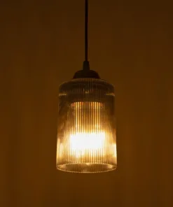 Alternative view of GLOBOSTAR® TORUS 203-0063 Μοντέρνο Κρεμαστό Φωτιστικό Οροφής με Ντουί 1 x E27 AC 220-240V IP20 - Μαύρο & Μαύρο Φιμέ - Μ10.5 x Π10.5 x Υ18.5cm