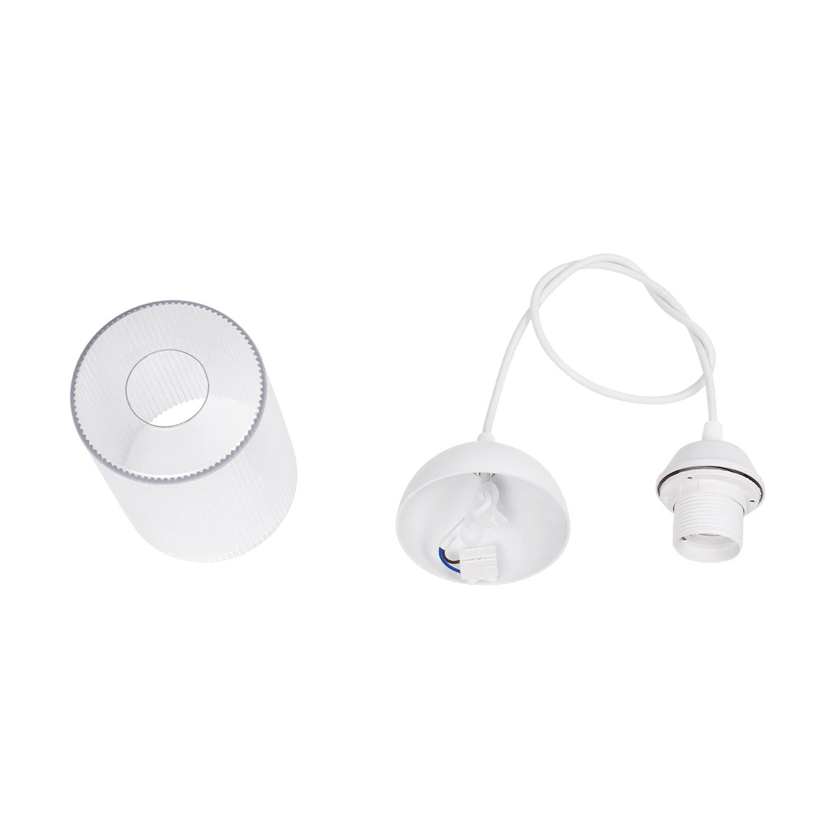 GLOBOSTAR® TORUS 203-0064 Μοντέρνο Κρεμαστό Φωτιστικό Οροφής με Ντουί 1 x E27 AC 220-240V IP20 - Λευκό - Μ10.5 x Π10.5 x Υ18.5cm 11 GLOBOSTAR® TORUS 203-0064 Μοντέρνο Κρεμαστό Φωτιστικό Οροφής με Ντουί 1 x E27 AC 220-240V IP20 - Λευκό - Μ10.5 x Π10.5 x Υ18.5cm - Image 10