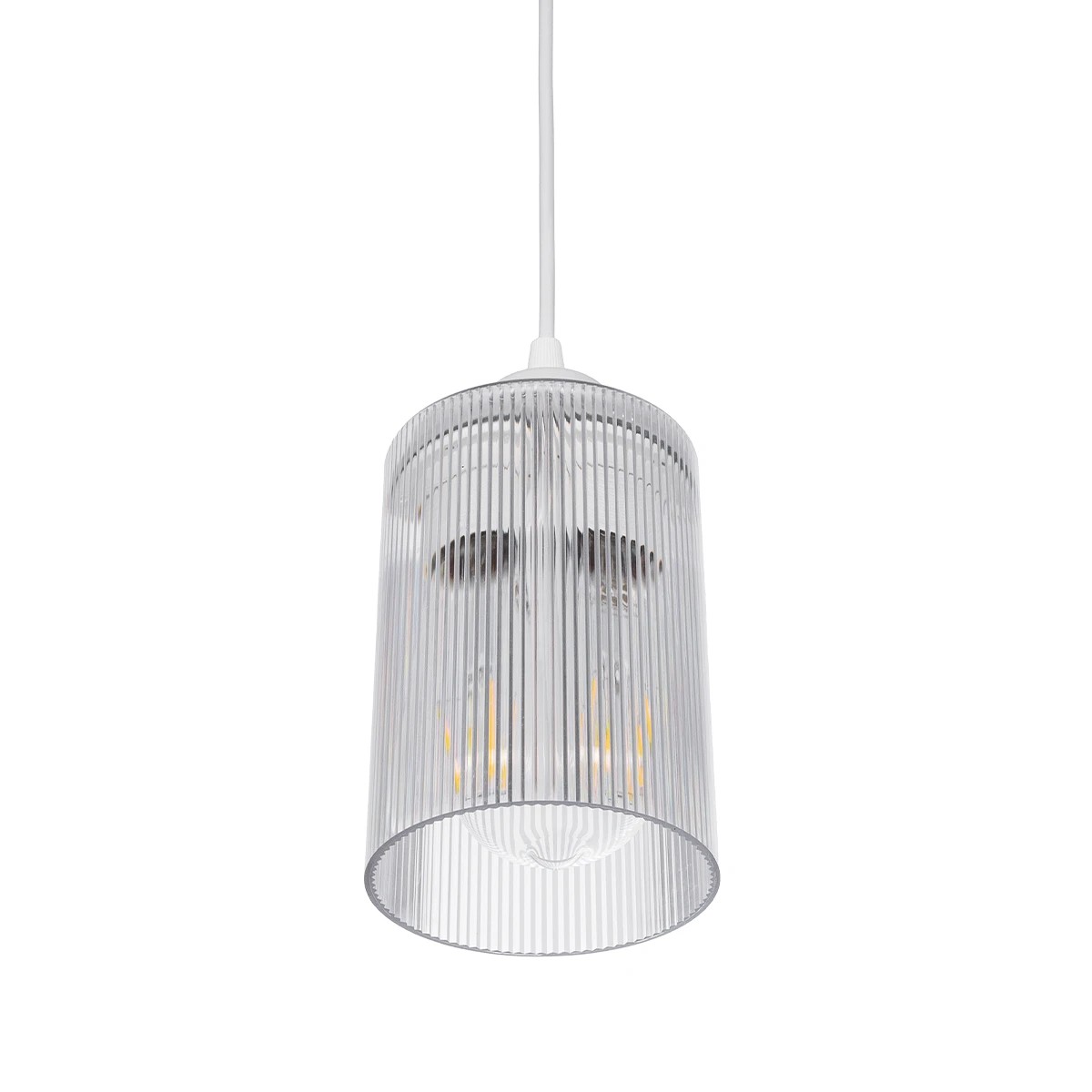 GLOBOSTAR® TORUS 203-0064 Μοντέρνο Κρεμαστό Φωτιστικό Οροφής με Ντουί 1 x E27 AC 220-240V IP20 - Λευκό - Μ10.5 x Π10.5 x Υ18.5cm 6 GLOBOSTAR® TORUS 203-0064 Μοντέρνο Κρεμαστό Φωτιστικό Οροφής με Ντουί 1 x E27 AC 220-240V IP20 - Λευκό - Μ10.5 x Π10.5 x Υ18.5cm - Image 5