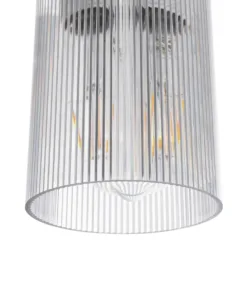 GLOBOSTAR® TORUS 203-0064 Μοντέρνο Κρεμαστό Φωτιστικό Οροφής με Ντουί 1 x E27 AC 220-240V IP20 - Λευκό - Μ10.5 x Π10.5 x Υ18.5cm 17 203 0064 7