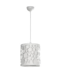 GLOBOSTAR® PETAL 203-0065 Μοντέρνο Κρεμαστό Φωτιστικό Οροφής με Ντουί 1 x E27 AC 220-240V IP20 - Λευκό - Μ23 x Π23 x Υ30cm 13 203 0065 3