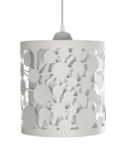 GLOBOSTAR® PETAL 203-0065 Μοντέρνο Κρεμαστό Φωτιστικό Οροφής με Ντουί 1 x E27 AC 220-240V IP20 - Λευκό - Μ23 x Π23 x Υ30cm 14 203 0065 4