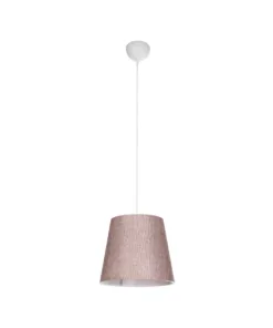 GLOBOSTAR® CONEY 203-0072 Μοντέρνο Κρεμαστό Φωτιστικό Οροφής με Ντουί 1 x E27 AC 220-240V IP20 - Ροζ - Μ26 x Π26 x Υ25cm 14 203 0072 3