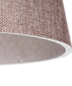 GLOBOSTAR® CONEY 203-0072 Μοντέρνο Κρεμαστό Φωτιστικό Οροφής με Ντουί 1 x E27 AC 220-240V IP20 - Ροζ - Μ26 x Π26 x Υ25cm 18 203 0072 7