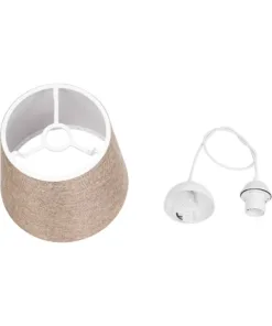 GLOBOSTAR® CONEY 203-0073 Μοντέρνο Κρεμαστό Φωτιστικό Οροφής με Ντουί 1 x E27 AC 220-240V IP20 - Καφέ - Μ26 x Π26 x Υ25cm 21 203 0073 10