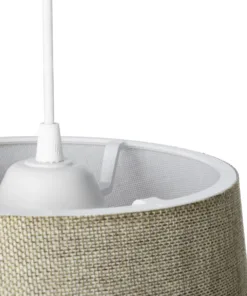 GLOBOSTAR® CONEY 203-0074 Μοντέρνο Κρεμαστό Φωτιστικό Οροφής με Ντουί 1 x E27 AC 220-240V IP20 - Λαδί - Μ26 x Π26 x Υ25cm 19 203 0074 8