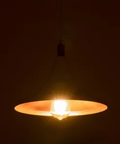 Alternative view of GLOBOSTAR® BELFRY 203-0076 Μοντέρνο Κρεμαστό Φωτιστικό Οροφής με Ντουί 1 x E27 AC 220-240V IP20 - Λεύκο & Χρυσό - Μ29.5 x Π29.5 x Υ22cm