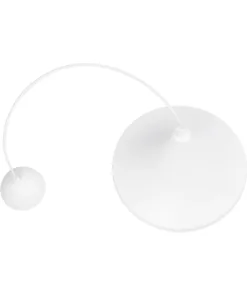 GLOBOSTAR® BELFRY 203-0079 Μοντέρνο Κρεμαστό Φωτιστικό Οροφής με Ντουί 1 x E27 AC 220-240V IP20 - Λεύκο - Μ29.5 x Π29.5 x Υ21cm 21 203 0079 10