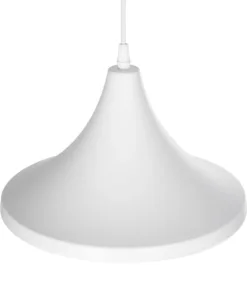 GLOBOSTAR® BELFRY 203-0079 Μοντέρνο Κρεμαστό Φωτιστικό Οροφής με Ντουί 1 x E27 AC 220-240V IP20 - Λεύκο - Μ29.5 x Π29.5 x Υ21cm 17 203 0079 6