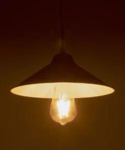 Alternative view of GLOBOSTAR® FONTE 203-0081 Μοντέρνο Κρεμαστό Φωτιστικό Οροφής με Ντουί 1 x E27 AC 220-240V IP20 - Λευκό - Μ22.5 x Π22.5 x Υ10cm