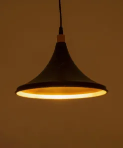 Alternative view of GLOBOSTAR® MARBLE 203-0099 Μοντέρνο Κρεμαστό Φωτιστικό Οροφής με Ντουί 1 x E27 AC 220-240V IP20 - Μαύρο & Χρυσό - Μ30 x Π30 x Υ20cm