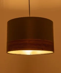 Alternative view of GLOBOSTAR® ZYKLUS 203-0102 Μοντέρνο Κρεμαστό Φωτιστικό Οροφής με Ντουί 1 x E27 AC 220-240V IP20 - Γκρί & Καφέ - Μ36 x Π36 x Υ25cm