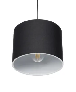 GLOBOSTAR® BLAZE 203-0109 Μοντέρνο Κρεμαστό Φωτιστικό Οροφής με Ντουί 1 x E27 AC 220-240V IP20 - Μαύρο - Μ22 x Π22 x Υ20cm 16 203 0109 5