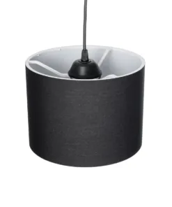 GLOBOSTAR® BLAZE 203-0109 Μοντέρνο Κρεμαστό Φωτιστικό Οροφής με Ντουί 1 x E27 AC 220-240V IP20 - Μαύρο - Μ22 x Π22 x Υ20cm 17 203 0109 6