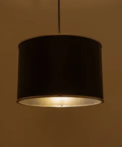 Alternative view of GLOBOSTAR® ELECTRA 203-0111 Μοντέρνο Κρεμαστό Φωτιστικό Οροφής με Ντουί 1 x E27 AC 220-240V IP20 - Mαύρο & Ασημί - Μ30 x Π30 x Υ23cm