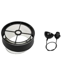 GLOBOSTAR® SONIA 203-0118 Μοντέρνο Κρεμαστό Φωτιστικό Οροφής με Ντουί 1 x E27 AC 220-240V IP20 - Λευκό & Μαύρο - Μ30 x Π30 x Υ24cm 19 203 0118 9