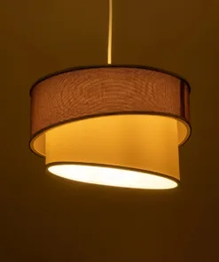 Alternative view of GLOBOSTAR® SONIA 203-0122 Μοντέρνο Κρεμαστό Φωτιστικό Οροφής με Ντουί 1 x E27 AC 220-240V IP20 - Ροζ, Λευκό & Ασημί - Μ30 x Π30 x Υ24cm