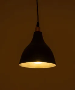 Alternative view of GLOBOSTAR® RADE 203-0124 Μοντέρνο Κρεμαστό Φωτιστικό Οροφής με Ντουί 1 x E27 AC 220-240V IP20 - Μαύρο & Χάλκινο - Μ18.5 x Π18.5 x Υ23cm