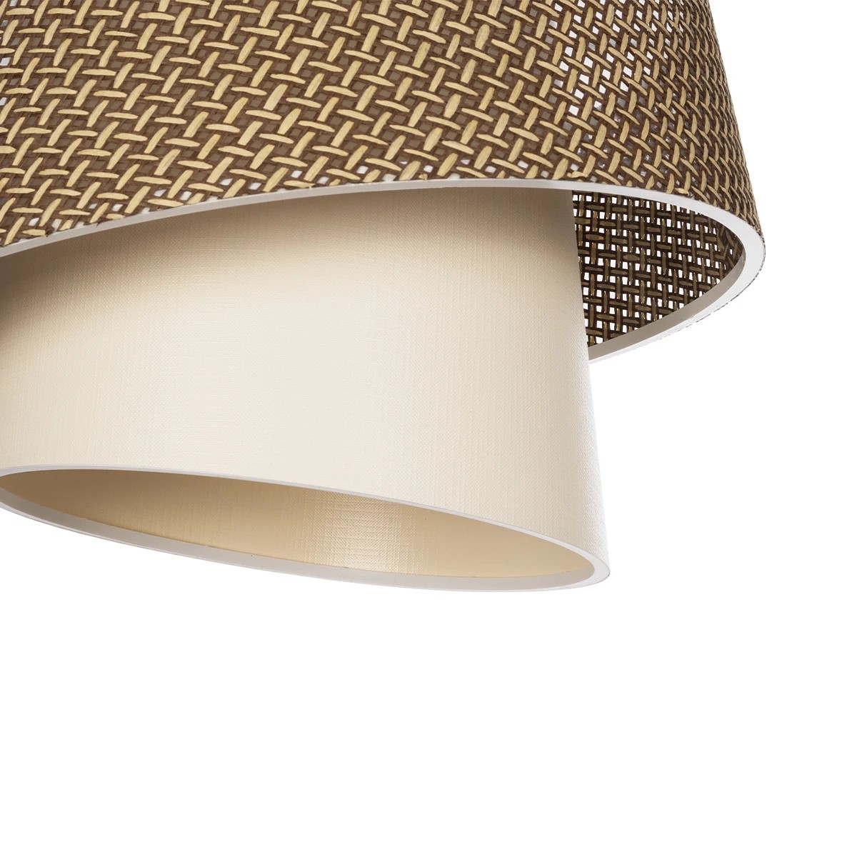 GLOBOSTAR® ALINA 203-0129 Μοντέρνο Κρεμαστό Φωτιστικό Οροφής με Ντουί 1 x E27 AC 220-240V IP20 - Καφέ & Μπεζ - Μ30 x Π30 x Υ20cm 8 GLOBOSTAR® ALINA 203-0129 Μοντέρνο Κρεμαστό Φωτιστικό Οροφής με Ντουί 1 x E27 AC 220-240V IP20 - Καφέ & Μπεζ - Μ30 x Π30 x Υ20cm - Image 7